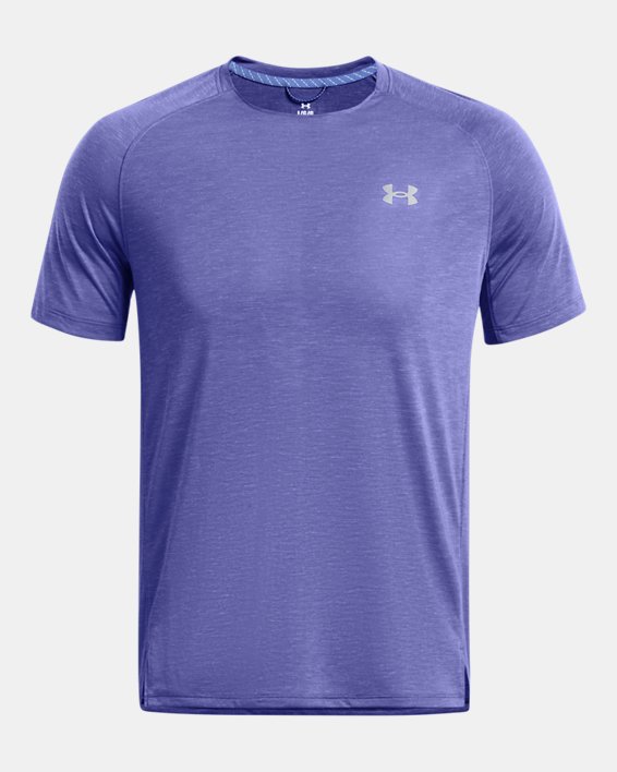 Men's UA Launch Trail Short Sleeve, Purple, pdpMainDesktop image number 2